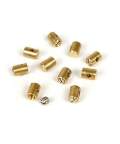 BGM6491X Mamelon de serrage / mamelon à vis -BGM ORIGINAL- Ø = 5.5 mm x 7 mm (utilisé pour câble d'accélérateur) - 10 pièces