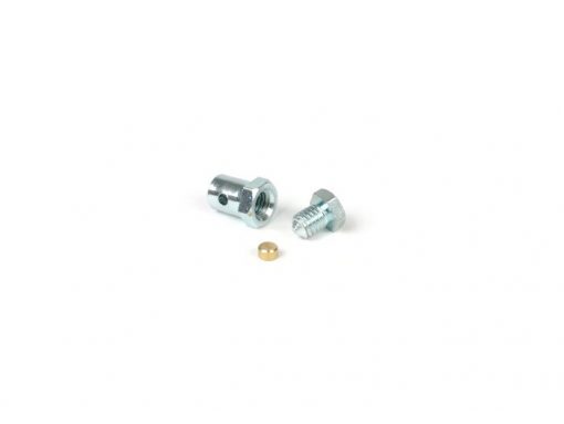 BGM6496X Clamping nipple / screw nipple -BGM ORIGINAL- Ø = 6.8x8mm- Vespa all models (used for clutch cable / gear cable in gear lever) - 10 pieces