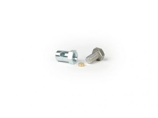 BGM6497X Clamping nipple / screw nipple -BGM ORIGINAL- Ø = 7.0 × 12.5mm- Vespa PK XL2, Vespa Cosa - 10 buah