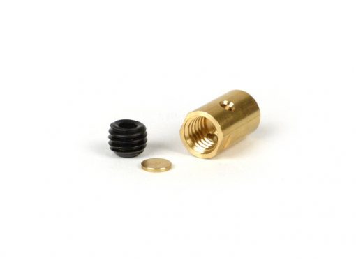 BGM6499 Clamping nipple / screw nipple long -BGM ORIGINAL Ø = 10 × 16.25mm- Lambretta LI, LIS, SX, TV (series 2-3), DL, GP