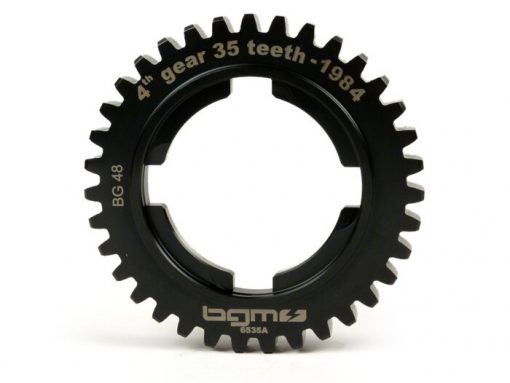 BGM6535A Gear 4 -BGM PRO, type old- Vespa PX200 (-1984), Rally180 / 200 - lang 4. gir for PX125-150 (1982-1984) - 35 tenner