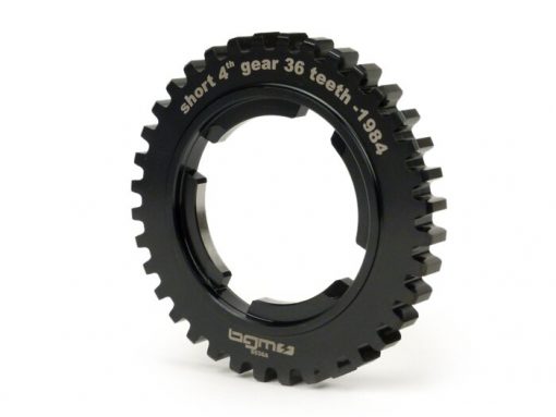 BGM6536A 4. gear -BGM PRO, type gammel- Vespa PX125-150 (1982-1984) - kort 4. gear til Vespa PX200 (-1984), Rally180 / 200-36 tænder