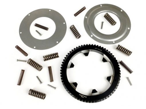 BGM6565KT Primary gear including primary repair kit BGM PRO reinforced -BGM PRO- Vespa PX200, Rally200 (helical teeth) - 65 teeth