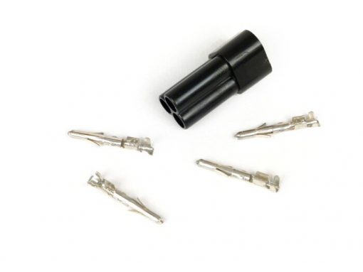 BGM6603FPL Stecker fir Verkabelung -BGM PRO, 3 Steckerkontakter- Vespa, Piaggio, Gilera - Socket