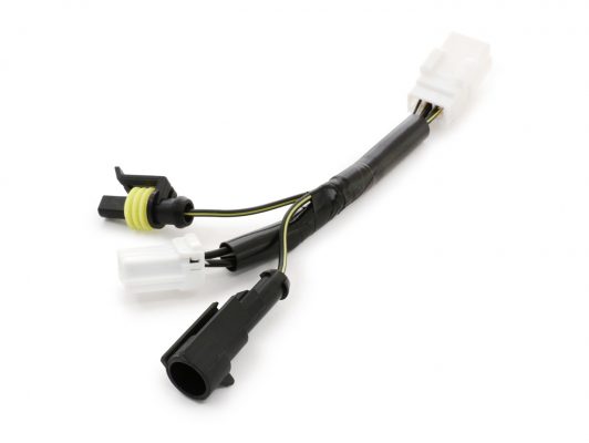 BGM6606BL18 Kit adaptor kabel, konversi indikator belakang -BGM PRO- Vespa GTS125-300 (model tahun -2018) - untuk menggunakan indikator LED Moto Nostra dengan lampu LED dinamis