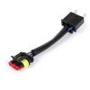 BGM6606HL Kabel-Adapter-Kit Scheinwerferumrüstung H4 auf original PIAGGIO LED Scheinwerfer -BGM PRO- Vespa Primavera 50-125-150, Sprint 50-125-150, GTS125-300 (Modelljahre 2014-2018)