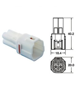 BGM66090P4 Connector set for wiring harness -BGM PRO- type series 090 SMTO MT Sealed, Bihr, 4 plug contacts, 0.85-1.25mm², waterproof-