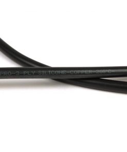 BGM6650BS1 Zündkabel -BGM PRO, Ø=7mm- Silikon 3-lagig, Kupferleiter 1,5mm², bis 200°C, schwarz – 1m