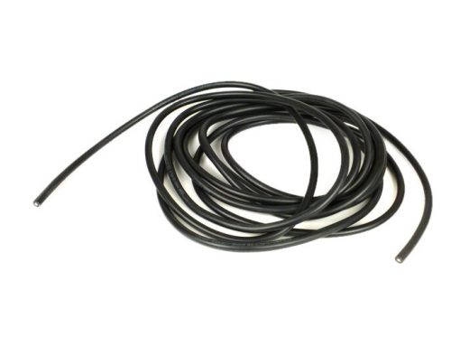 BGM6650BS5 Câble d'allumage -BGM PRO, Ø = 7mm- silicone 3 plis, conducteur cuivre 1,5 mm², jusqu'à 200 ° C, noir - 5m