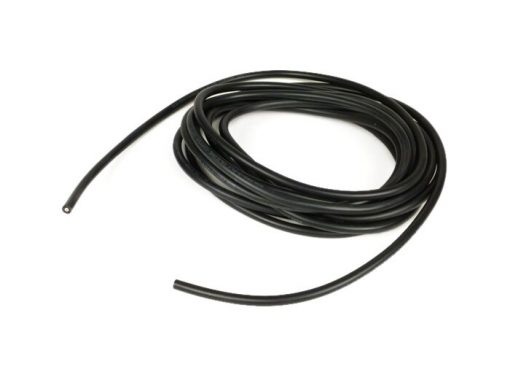 BGM6650BS5 Ignition cable -BGM PRO, Ø = 7mm- silicone 3-ply, copper conductor 1,5mm², up to 200 ° C, black - 5m