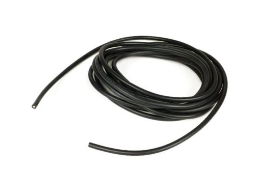 BGM6650BS5 Cable de encendido -BGM PRO, Ø = 7mm- Silicona de 3 capas, conductor de cobre 1,5mm², hasta 200 ° C, negro - 5m