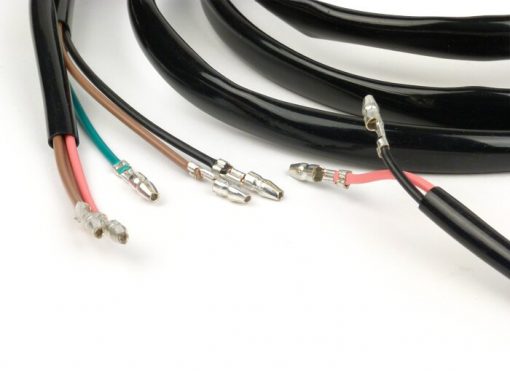 BGM6681 Faisceau de câblage -BGM PRO Lambretta AC e-allumage- LI, LIS, SX, TV (séries 2-3), DL, GP - noir