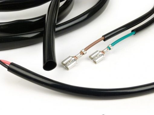 BGM6681 Mazo de cables -BGM PRO Lambretta AC e-ignition- LI, LIS, SX, TV (serie 2-3), DL, GP - negro