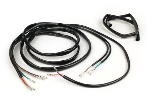 BGM6681线束-BGM PRO Lambretta AC电子点火-LI，LIS，SX，TV（2-3系列），DL，GP-黑色