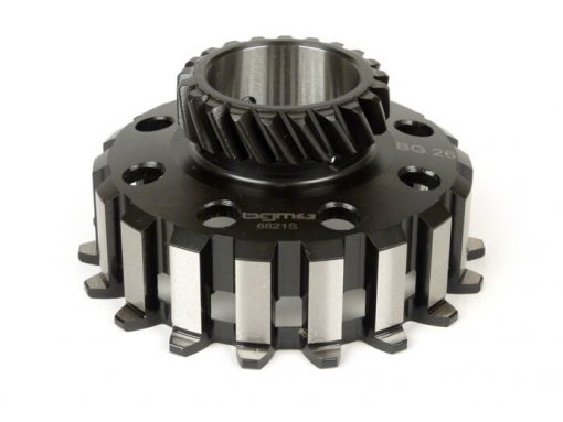 BGM6821S clutch pinion -BGM PRO- Vespa Cosa2, PX (1995-), BGM Superstrong, Superstrong CR - (for 67/68 teeth primary gear, helical teeth) - 21 teeth