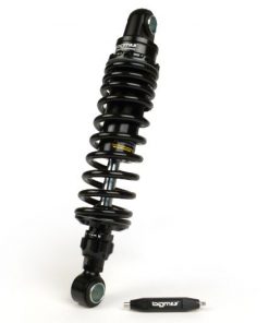 BGM7772 Shock absorber belakang -BGM PRO R12 V2 Black Edition, 300-310mm- Lambretta LI, LIS, SX, TV, DL, GP - hitam