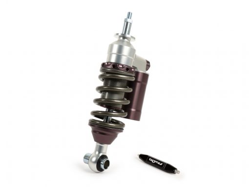 BGM7780 Shock absorber depan -BGM PRO SC / F16 COMPETITION, 200mm- Vespa V50, PV125, ET3 - abu-abu