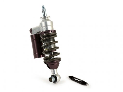 BGM7780 Amortisseur avant -BGM PRO SC / F16 COMPETITION, 200mm- Vespa V50, PV125, ET3 - gris