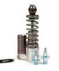 BGM7783N Shock absorber depan -BGM PRO SC / F16 COMPETITION, 195mm + 205mm- Vespa PK - abu-abu