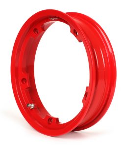 BGM7987 Rim -BGM PRO tubeless 2.10-10 inch aluminium- Vespa (tipe PX) - Vespa Smallframe V50, 50N, Special, PV, ET3, PK50-125 (S / XL / XL2), Largeframe PX, T5, Sprint, Rally, GT / GTR, LML Star, Deluxe - merah