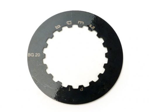 BGM8040SB Disco frizione in acciaio -BGM PRO Cosa2- Vespa Cosa2, PX (dal 1995), posizione 1 (piastra di base) - 2,0mm - (1x necessaria)