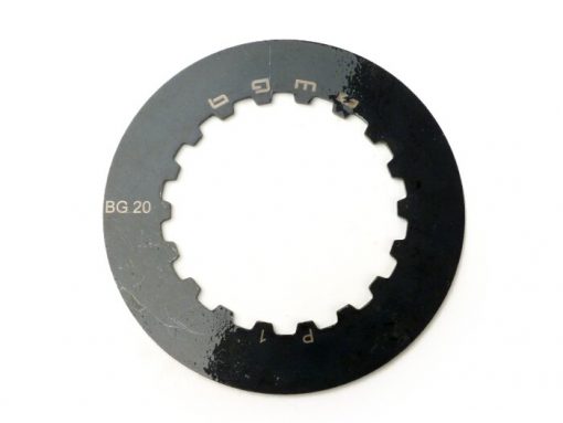 BGM8040SB Plato acero embrague -BGM PRO Cosa2- Vespa Cosa2, PX (desde 1995), posición 1 (plato base) - 2,0mm - (se requiere 1x)