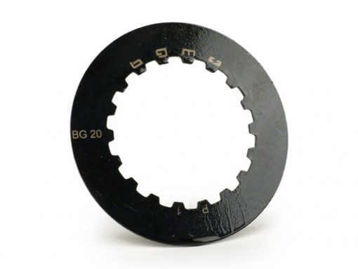 BGM8040SB Clutch Stahlplack -BGM PRO Cosa2- Vespa Cosa2, PX (ab 1995), Positioun 1 (Basisplack) - 2,0mm - (1x erfuerderlech)