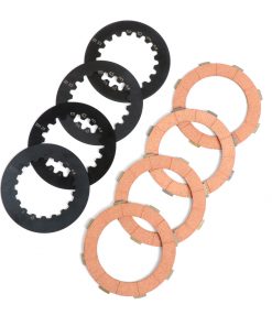 BGM8084KT kit guarnizioni frizione comprensivo di dischi in acciaio -BGM ORIGINAL Vespa Cosa2- adatto per cestello frizione Vespa Cosa2 / FL (1992-), PX (1995-), Superstrong, Scooter & Service, MMW, Ultrastrong - 4 dischi