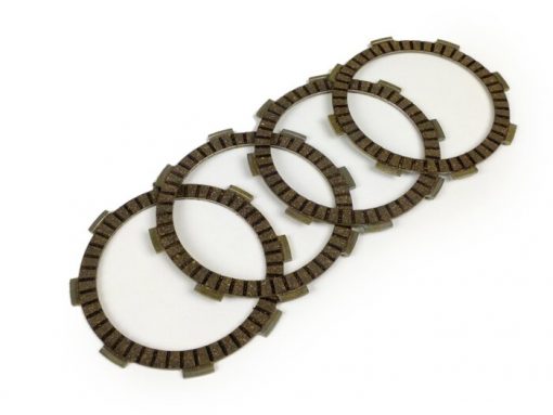 BGM8085SKT Kupplungsbeläge -BGM PRO SPORT Alu- Typ Honda CR80 passend für Kupplungskorb mit breiten Laschen (16mm), BGM PRO Superstrong CR, CR 2.0 Ultralube, Ø=110mm- 4-Scheiben