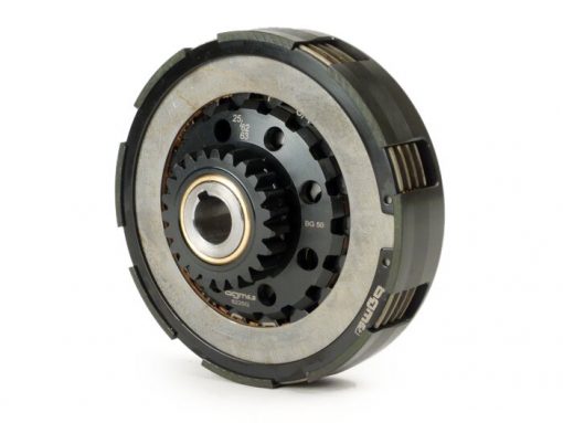 BGM8125 clutch -BGM Pro Superstrong CNC, type Cosa2 / FL- for primary gear BGM Pro 62 / 63Z (straight teeth) - Vespa PX, Cosa, T5, Sprint150 Veloce, Rally, GTR, TS125, Super150 (VBC) - 25 teeth