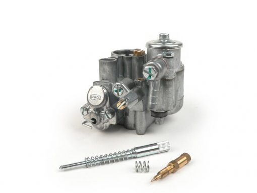 BGM8570 Carburetor -BGM PRO Faster Flow Dellorto / SPACO SI24 / 24E- Vespa PX200（個別の潤滑を備えたタイプ）
