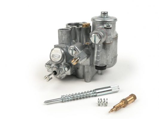 BGM8571 Carburador -BGM PRO Faster Flow Dellorto / SPACO SI24 / 24E- Vespa PX200 (tipo sin lubricación por separado)
