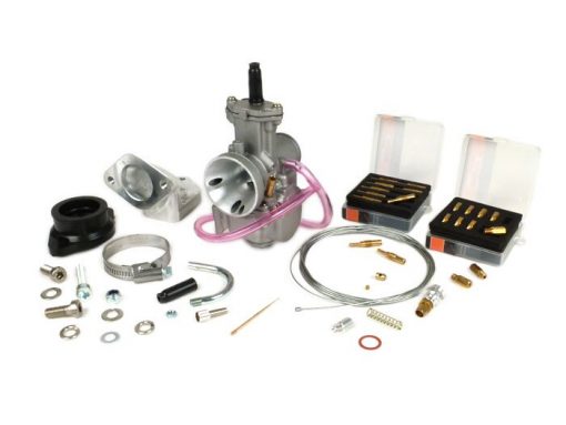 BGM8597 Kit carburatore -BGM PRO 195-225 ccm- Lambretta LI, LIS, SX, TV (serie 2-3), DL, GP - Ø = 30mm Polini