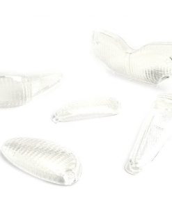 K070193 Blinkergläser -BGM ORIGINAL 5er Set- Gilera Runner bis Bj. 2005 – Weiss