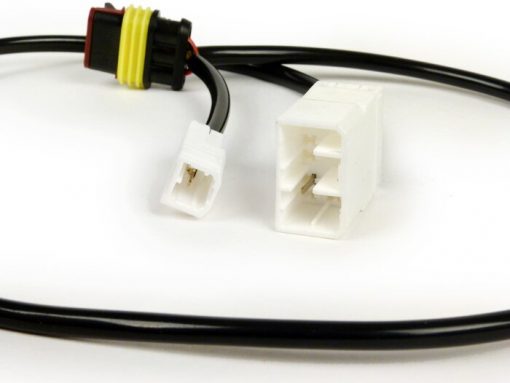 Zestaw adapterów kabli PV60CKT do konwersji kierunkowskazów - BGM PRO, światła do jazdy dziennej LED - Vespa GTS 125-300 (2003-2013)