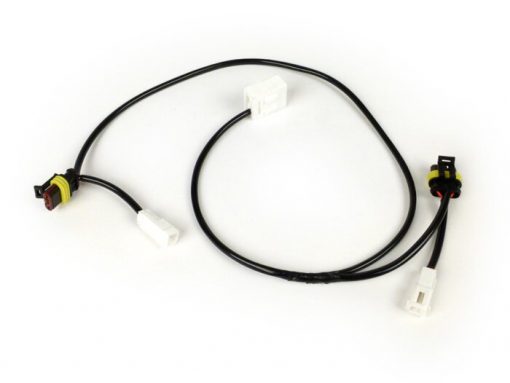 Gösterge dönüştürme için PV60CKT kablo adaptör kiti -BGM PRO, LED gündüz yanan farlar- Vespa GTS 125-300 (2003-2013)