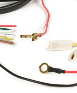 Kabel harness SC5001 -BGM ORIGINAL- Vespa Rally200 Elektronik (Jerman) dengan baterai, indikator dan kunci kontak