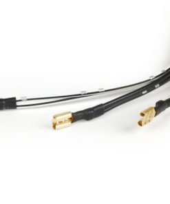 SC5005HB Cables manillar -BGM ORIGINAL- Encendido electrónico Vespa PX (-1984, DC, alemán) con batería, cuerpo cerradura de encendido negro con 8 conexiones