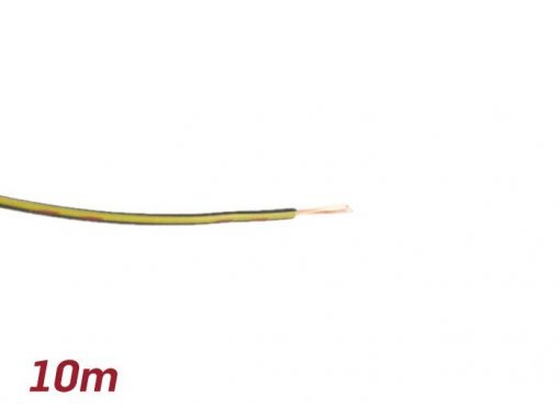 SC9085BKYL Elektresch Kabel -BGM ORIGINAL 0,85mm²- 10m - schwaarz / giel