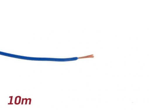 SC9085BL इलेक्ट्रिक केबल -BGM मूल 0,85 मिमी 10- XNUMX मीटर - नीला