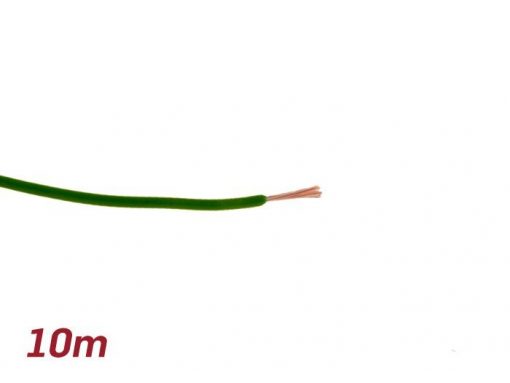 SC9085GR Elektrisk kabel -BGM ORIGINAL 0,85mm²- 10m - Grønn
