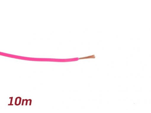 SC9085PI Elektresche Kabel -BGM ORIGINAL 0,85mm²- 10m - rosa