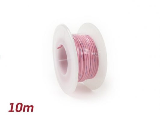 SC9085PI電気ケーブル-BGMORIGINAL0,85mm²-10m-ピンク