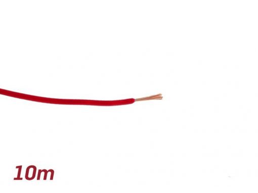 SC9085RD Câble électrique -BGM ORIGINAL 0,85mm²- 10m - rouge