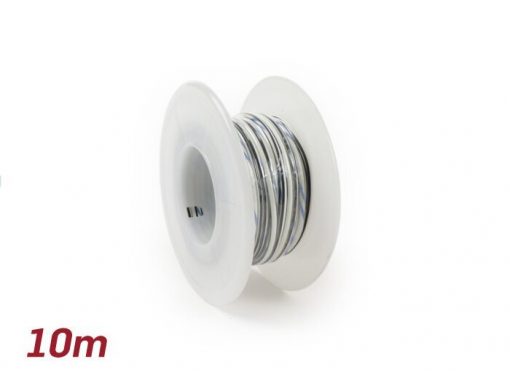 SC9085WHBK Elektrokabel -BGM ORIGINAL 0,85mm²- 10m – weiß, schwarz
