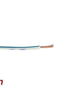 SC9085WHBL Câble électrique -BGM ORIGINAL 0,85mm²- 10m - blanc / bleu