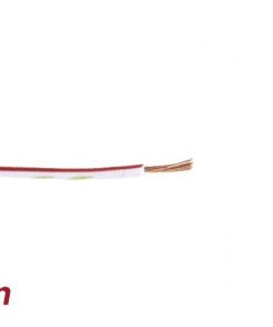 SC9085WHRD Elektrisk kabel -BGM ORIGINAL 0,85mm²- 10m - hvid / rød