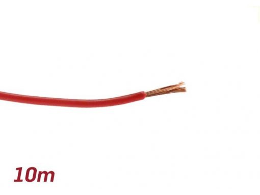 SC9200RD इलेक्ट्रिक केबल -BGM ORIGINAL 2,0 मिमी 10- XNUMX मीटर - लाल