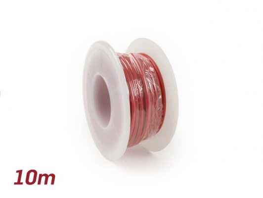 SC9200RD Elektrisk kabel -BGM ORIGINAL 2,0mm²- 10m - rød