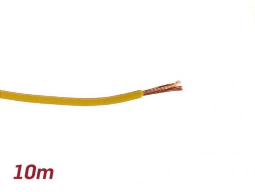 SC9200YL Elektrisk kabel -BGM ORIGINAL 2,0mm²- 10m - gul